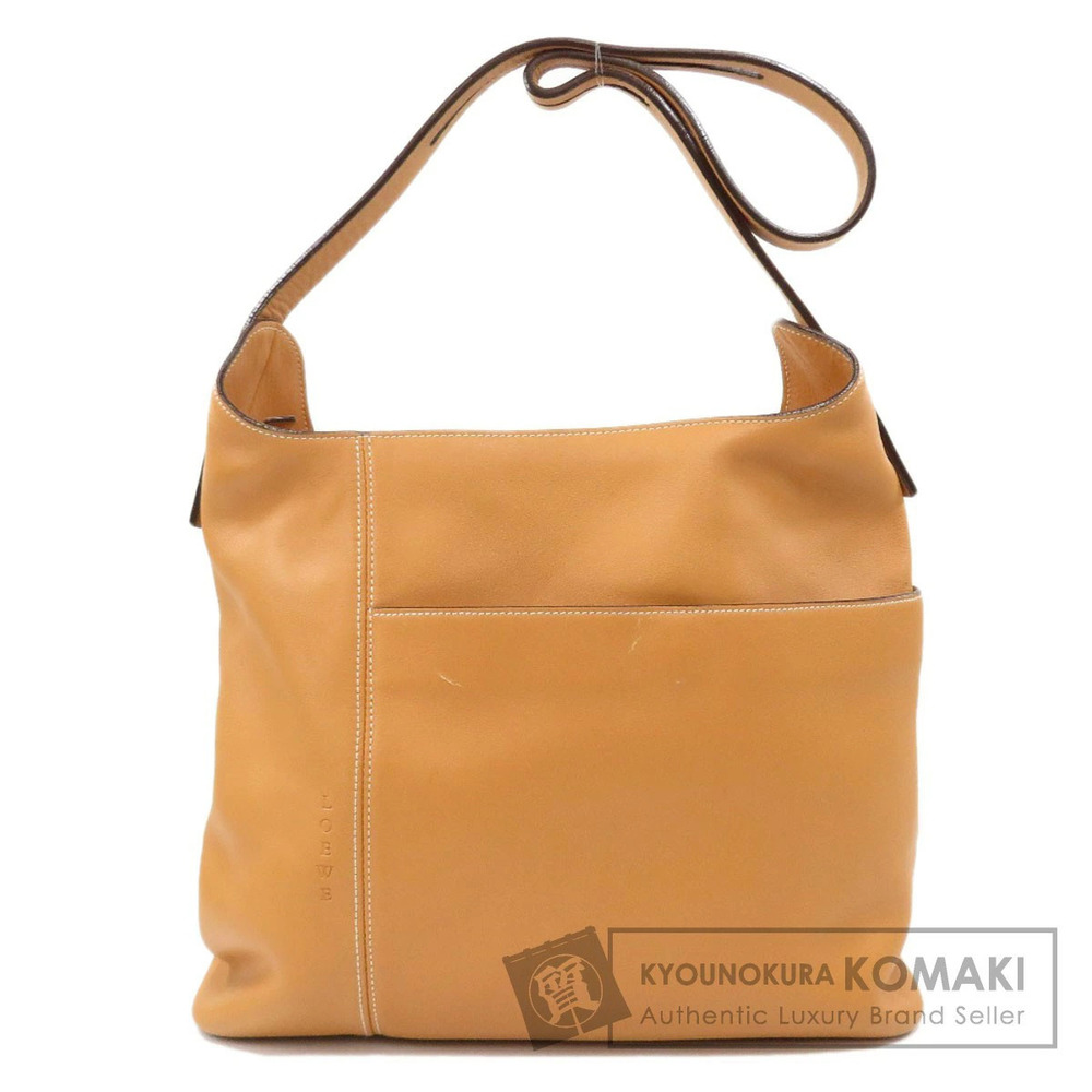 Loewe Logo Shoulder Bag Calfskin